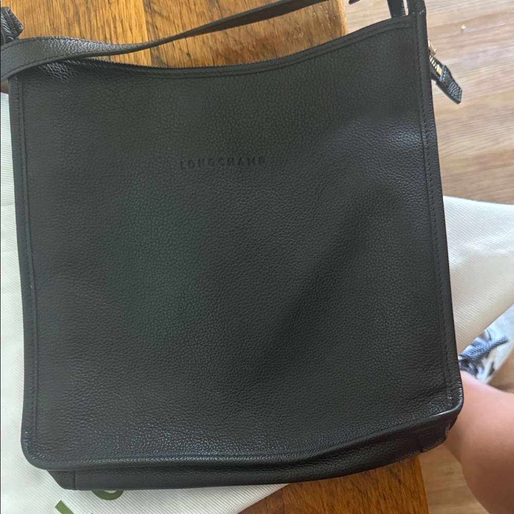 Longchamp Men's Black Messenger Bag